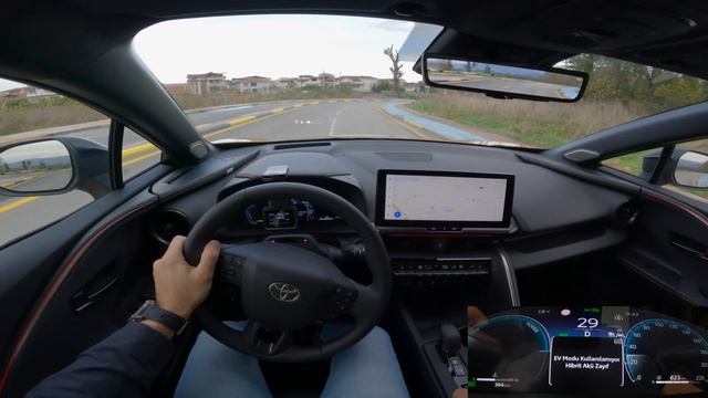 TOYOTA C-HR HYBRID 2024 года выпуска - Тест-драйв от первого лица в формате 4K
