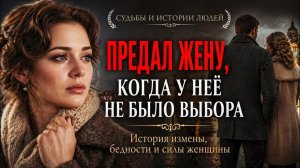 ПРЕДАЛ ЖЕНУ, КОГДА У НЕЁ НЕ БЫЛО ВЫБОРА