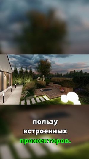 Какое освещение использовать в саду?