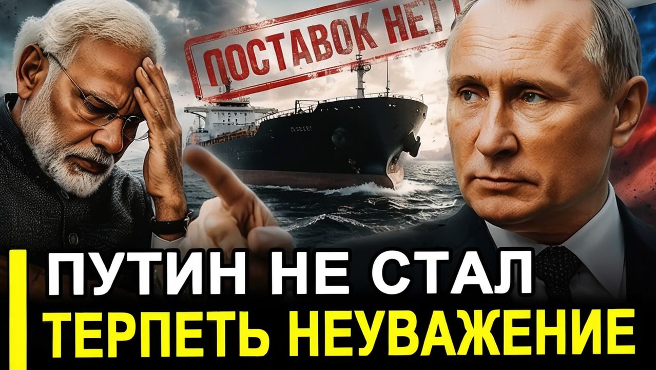 Вот это поворот.. Нефтяной удар Путина по хитрому «другу». Индия хотела нажиться на России