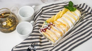 Пломбир с ананасом