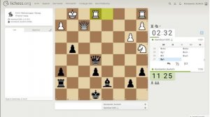 Играю в шахматы на lichess, запись №1 - 16of18