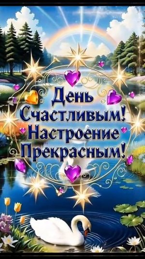 🥰 Оставляйте реакции, если понравилась открытка и делитесь с близкими ❤️