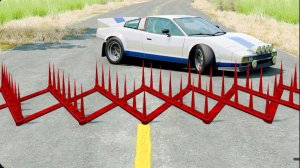 Девятый этап соревнований «Тачки против шипов» в BeamNG Drive!