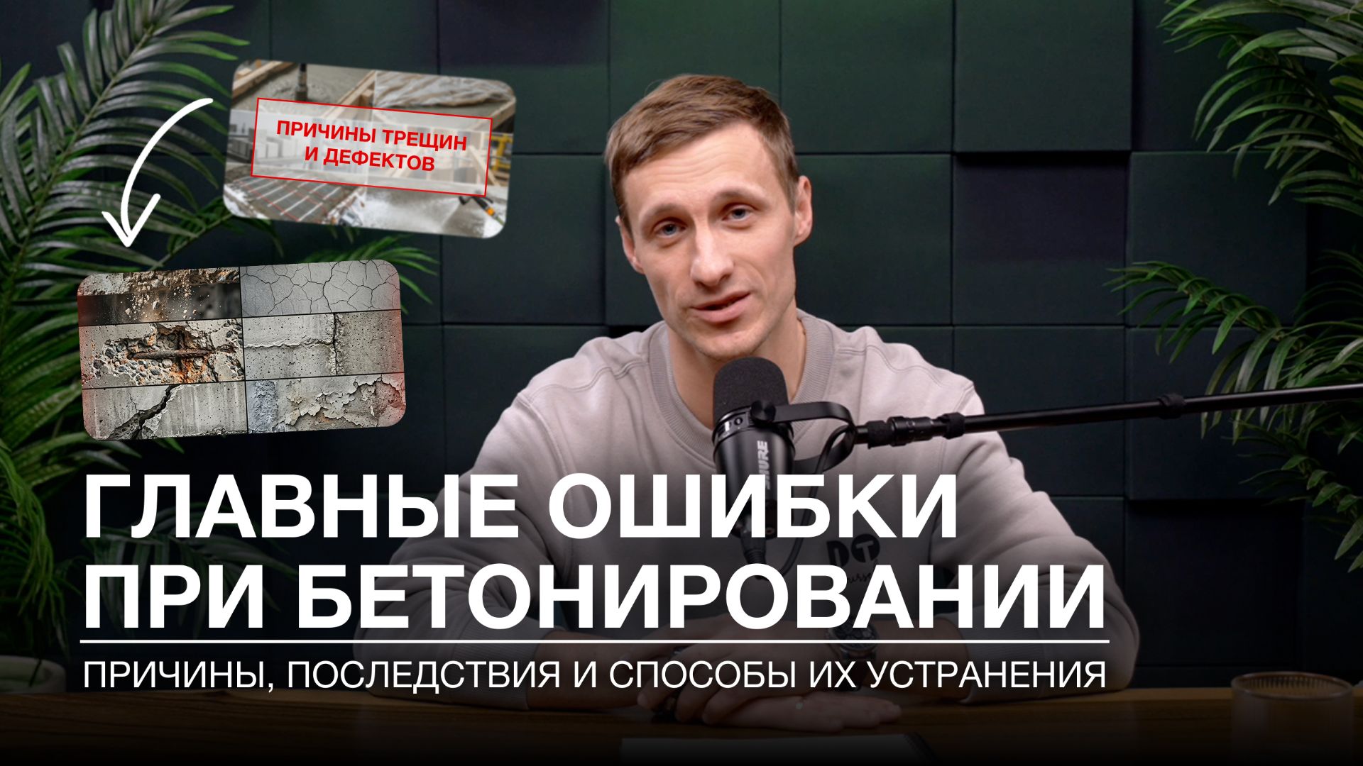 Главные ошибки при бетонировании: причины, последствия и способы их устранения