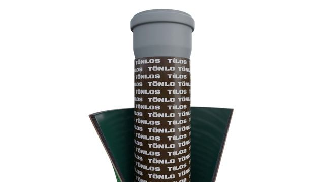 Комплект для шумоизоляции канализационных труб TONLOS PIPE PRO