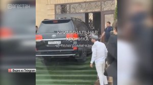 В Дагестане нарушителя задержали после заезда на банкет по лестнице