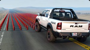 «Машины против шипов» в BeamNG Drive