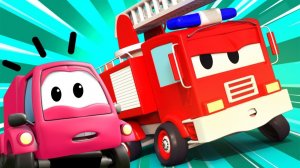 Авто Патруль -  Происшествие с Эвакуатором Томом - Автомобильный Город  🚓 🚒 детский мультфильм