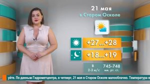Погода в Старом Осколе на 21 мая