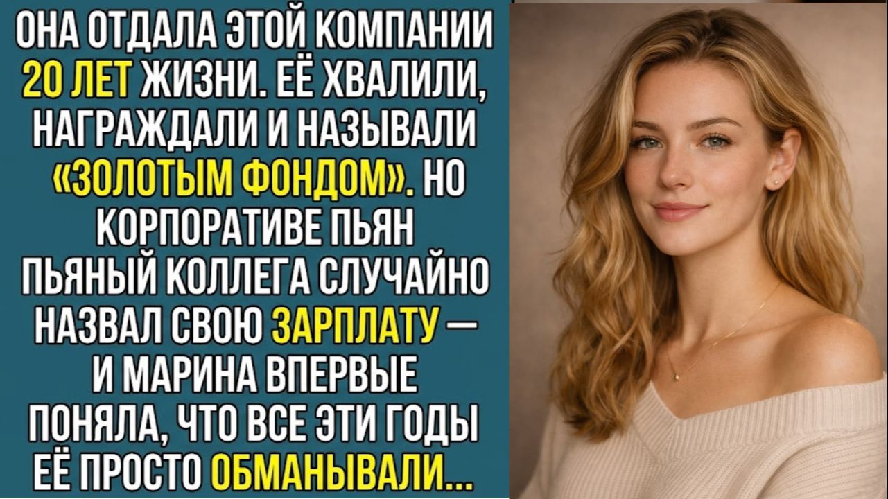 КОРПОРАТИВ РАЗРУШИЛ ЕЁ ЖИЗНЬ. ОНА УЗНАЛА, ЧТО ЕЙ НЕДОПЛАЧИВАЛИ ГОДАМИ. Слушать житейские истории