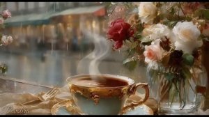1950s European Rainy Flower Cafe | Pavolira's Vintage Songs