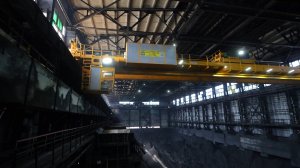 На Михайловском ГОКе заработал новый грейферный кран