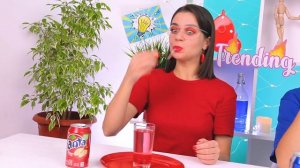 Красная Еда против Синей Еды Челлендж от BooBoom Challenge