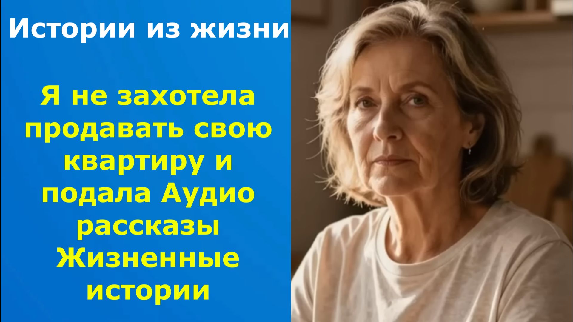 Истории из жизни. Я не захотела продавать свою квартиру и подала Аудио рассказы Жизненные истории