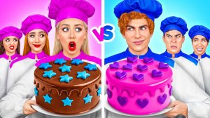 Кулинарный Челлендж# Мальчики VS Девочки # Потрясающие Кухонные Хитрости от Mega DO Challenge
