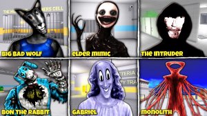 МУТАНТНОЕ ОБНОВЛЕНИЕ CREEPYPASTA! я СТАНУ КАЖДЫМ ГАБРИЭЛЕМ, НАРУШИТЕЛЕМ в ПОБЕГ ИЗ ТЮРЬМЫ БАРРИ