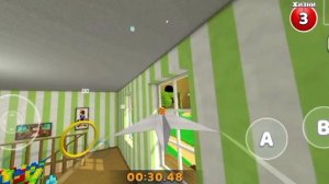 Миссия полёт на бумажном самолёте в Гигантском доме. Super bear adventure.