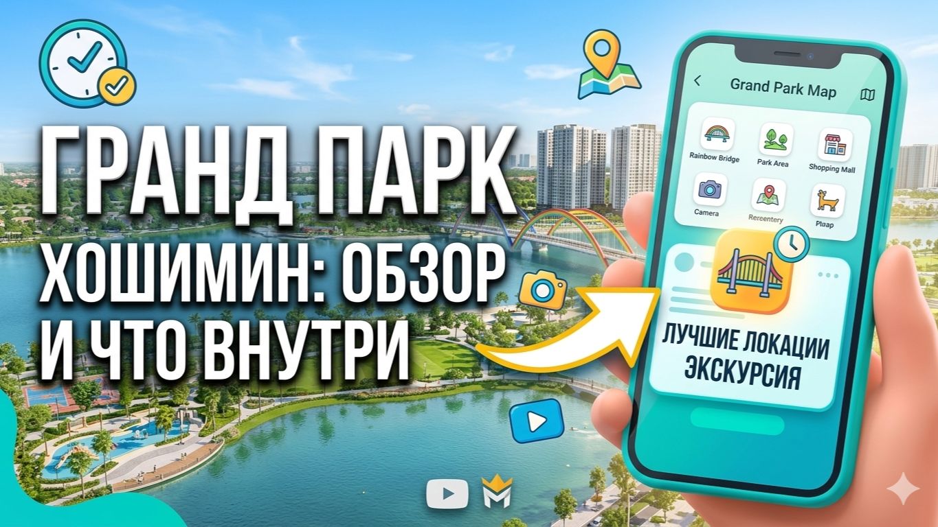 Хошимин 2026: Прогулка на автобусе по Vinhomes Grand Park 🌴