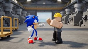 Action Sonic против Roblox