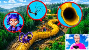 МОЙ ДРОН СНЯЛ SLIDE EATER VS PROTOTYPE AND LILY В 3 ЧАСА НОЧИ!!!