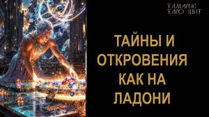 ТАЙНЫ И ОТКРОВЕНИЯ КАК НА ЛАДОНИ🔥 🔥 #таро#russian#tarot#gadanie#онлайн#расклады