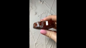 Агат моховой красный