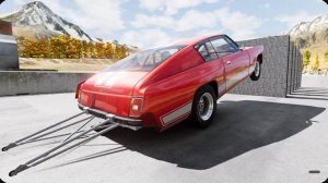 Машины против кирпичной стены – BeamNG.Drive