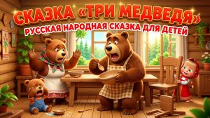 Сказка «Три медведя» — русская народная сказка для детей | Слушать и читать онлайн сказку