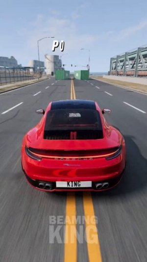 Автомобиль против узкой дороги   Шорты BeamNG (2)