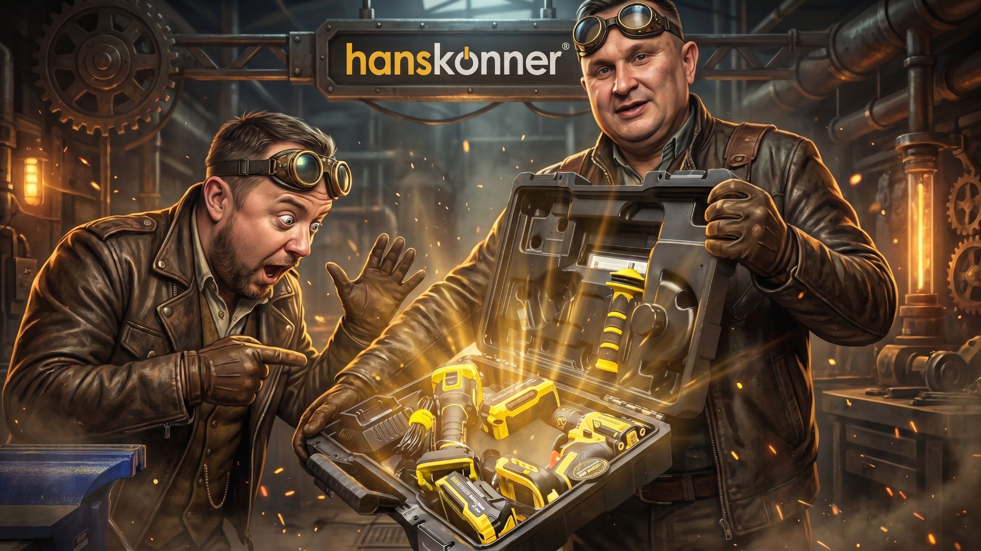 Набор HANSKONNER (УШМ+шуруповерт)