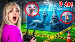 Я ОТКРЫЛ АКВАРИУМ С BABY SEA HAND MONSTER И WE SWAM TOO FAR В 3 НОЧИ!!