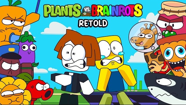 Растения против Бреинротов! PLANTS VS BRAINRTOS! Анимация