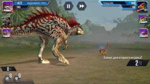 160 / Играем в игру Jurassic World:The Game. Индоминус Рекс мод 2. Апатозавр. Сеймурия