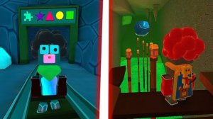 Подземная шахта в снежной долине/в игре Super Bear Adventure🐻