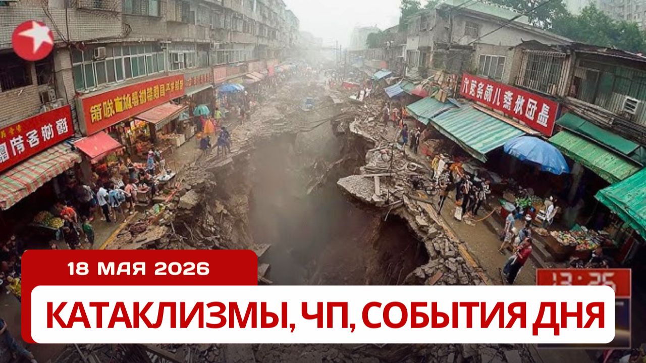 Новости Сегодня 18.05.2026 Катаклизмы за сегодня, ЧП, События дня | Китай Россия США Индия Европа