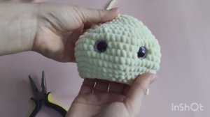 Как вставить трапецевидные глазки игрушке_игрушки крючком_плюшевые игрушки