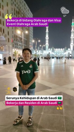 ARYA PRADANA BUDIARTO INDONESIAN 🇮🇩 IN SAUDI ARABIA 🇸🇦 WORKING IN VISA AND SPORT EVENT FIFA F1
