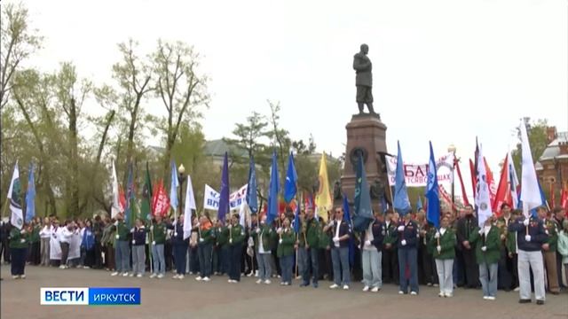 Марш студенческих отрядов в Иркутске открыл третий трудовой семестр