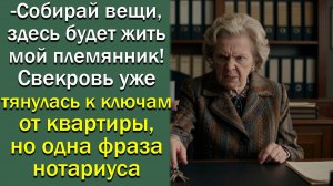-Собирай вещи, здесь будет жить мой племянник! Свекровь уже тянулась к ключам от квартиры, но одна .