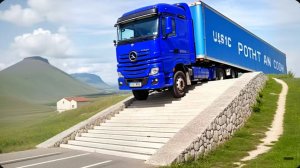 «Машины против лестниц на дороге» №7 в BeamNG Drive!