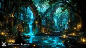 Deep Relaxation Ambient Music - Zen Meditation Sounds & Stress Relief Waterfall ｜ Calm Soundscape