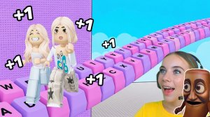 КЛИКАЕМ, ЧТОБЫ СБЕЖАТЬ ОТ КЛАВИАТУРЫ в ROBLOX! С АЛЁНОЙ
