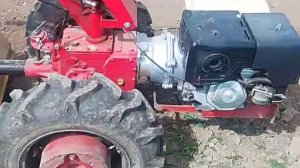 Мотоблок МтЗ-13 с фрезой в работе по тяжёлой земле ,и немного про новые дороботки мтз