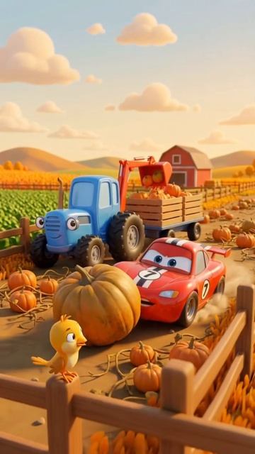 Синий трактор 🚜 | Молния Маккуин ☄️