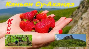 Каньон реки Су-Ахандэ снизу доверху.
