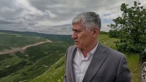 Выздная проверка строительства дороги обхода Дербента