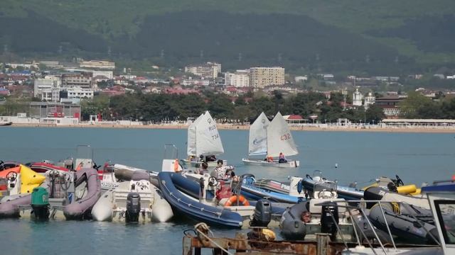 Первый день Кубка России по парусному спорту в олимпийских классах яхт в г. Геленджик! смотреть онлайн