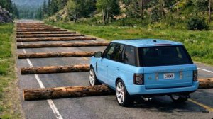 Машины против 100 упавших деревьев – BeamNG.Drive