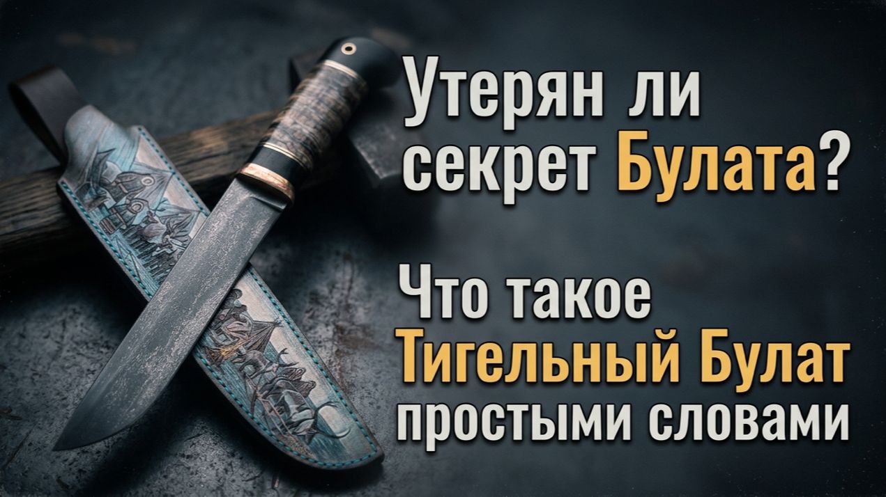 Утерян ли секрет булата? Что такое тигельный булат простыми словами